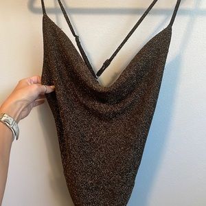 Forever 21 Small cowl neck body suit